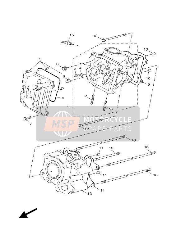 901530680400, Screw, Hexagon, Yamaha, 0